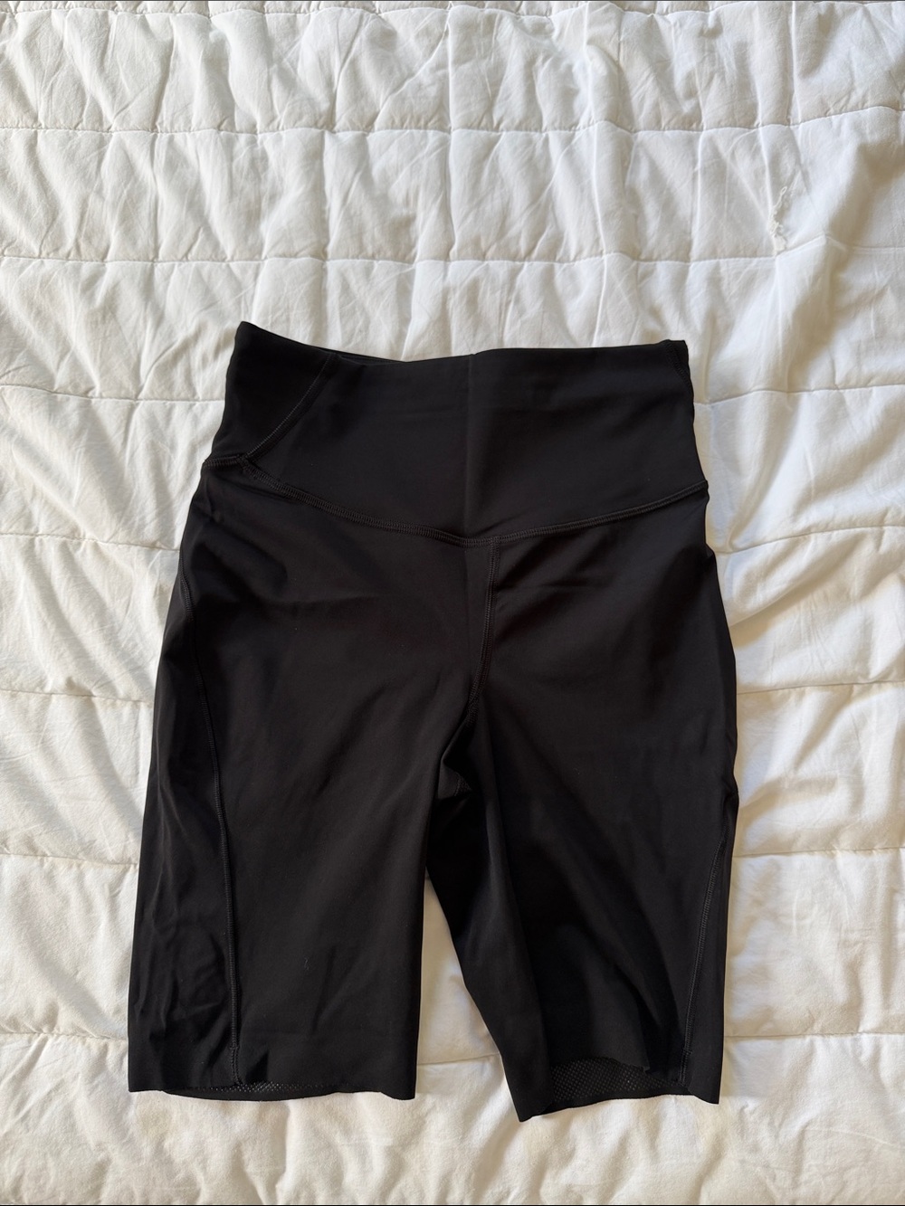 lululemon athletica Black High-Waist Kids Bike Shorts